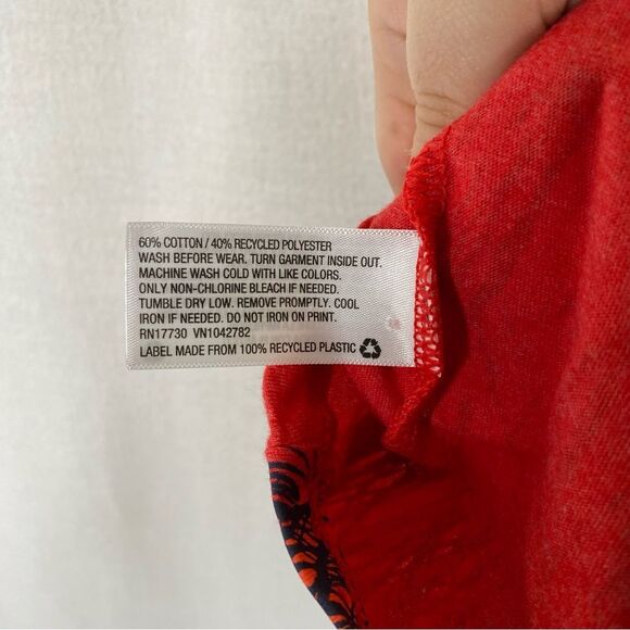 5/$25 Cat & Jack Red Dinosaur T Rex Long Sleeve Casual Graphic T Shirt XL 16 - Picture 5 of 6